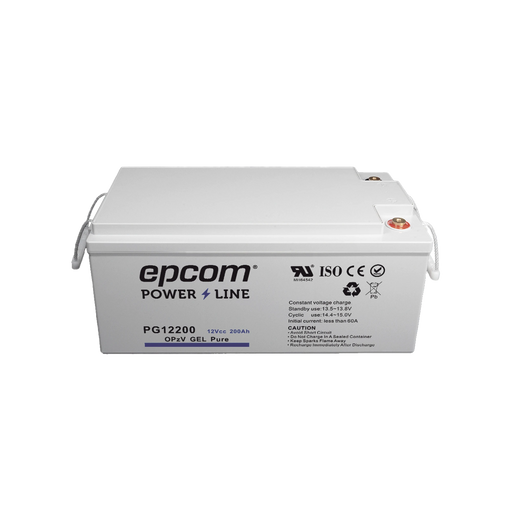 BATERÍA DE GEL PURO OPZV / 12 V @ 200 AH / CICLO PROFUNDO / PARA USO EN SISTEMAS DE ENERGÍA ININTERRUMPIDA.-Energía-EPCOM POWERLINE-PG12200-Bsai Seguridad & Controles