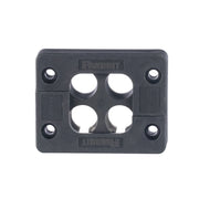PASACABLES DE 4 ORIFICIOS DE MARCO RECTANGULAR DE 1.81" X 1.42", IP54, PARA CABLES TERMINADOS, COLOR NEGRO-Ferreteria-PANDUIT-Bsai Seguridad & Controles