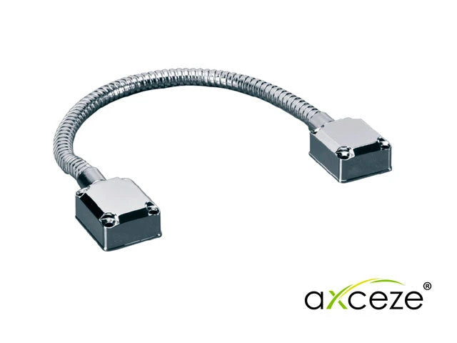 PASACABLES METÁLICO AXECEZE AX-LOOP20 INSTALACIÓN SOBREPUESTO DIÁMETRO DE 12.7MM IDEAL PARA PROTEGER CABLES EN ZONAS DE POSIBLE APLASTAMIENTO-Tarjetas y Botones-AXCEZE-Bsai Seguridad & Controles