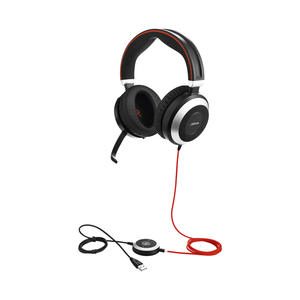 JABRA EVOLVE 80 CON CONEXIÓN USB / 3.5MM, CANCELACIÓN ACTIVA/PASIVA DE RUIDO CON INDICADOR DE OCUPADO (7899-823-109)-VoIP y Telefonía IP-JABRA-Bsai Seguridad & Controles