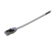 PATCH CORD CAT6A, DIAMETRO REDUCIDO 28 AWG, BLINDADO S/FTP, CM/LS0H, 20 CM, COLOR GRIS-Cableado de Cobre-PANDUIT-Bsai Seguridad & Controles