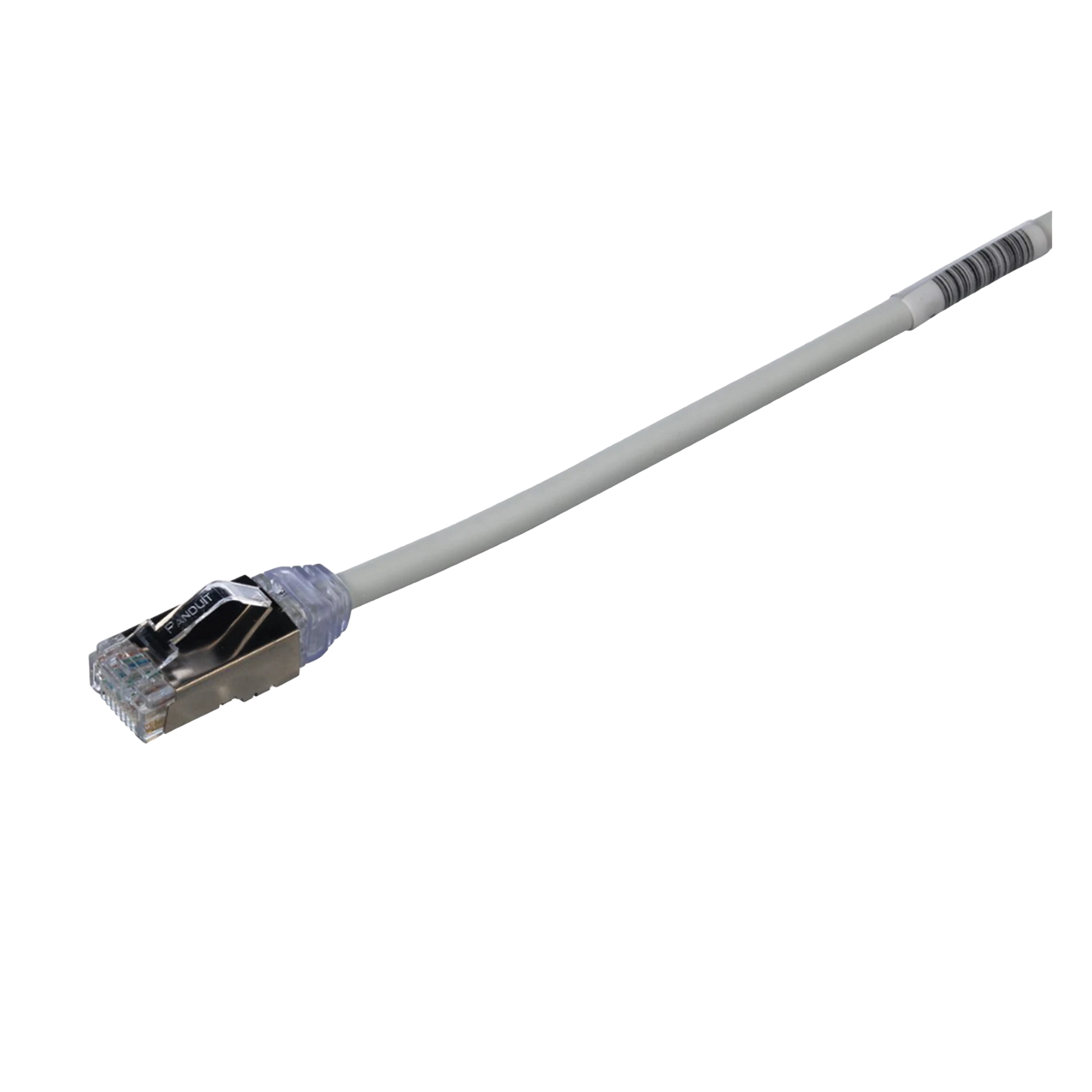 PATCH CORD CAT6A, DIAMETRO REDUCIDO 28 AWG, BLINDADO S/FTP, CM/LS0H, 20 CM, COLOR GRIS-Cableado de Cobre-PANDUIT-Bsai Seguridad & Controles