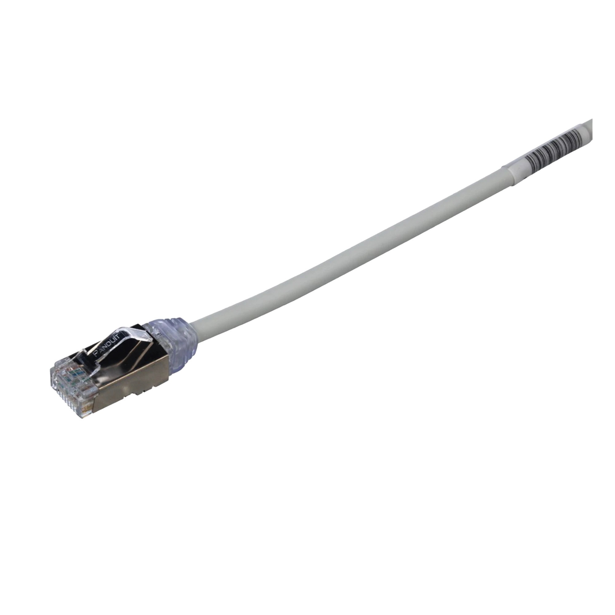 PATCH CORD CAT6A, DIAMETRO REDUCIDO 28 AWG, BLINDADO S/FTP, CM/LS0H, 20 CM, COLOR GRIS-Cableado de Cobre-PANDUIT-Bsai Seguridad & Controles
