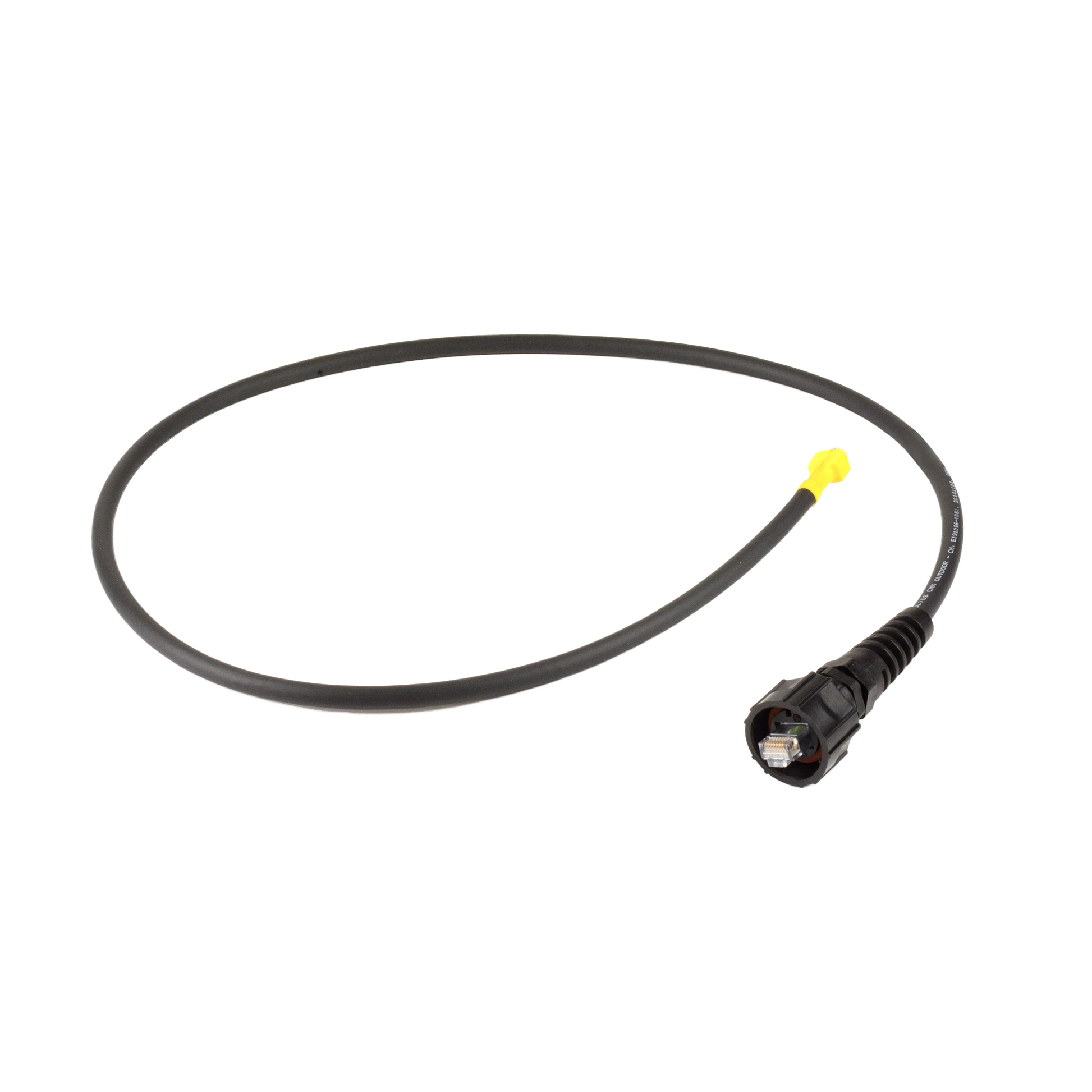 PATCH CORD INDUSTRIAL "RUGGEDIZED" A PLUG MODULAR, CAT6, DE 3 FT, COLOR NEGRO-Cableado de Cobre-SIEMON-Bsai Seguridad & Controles