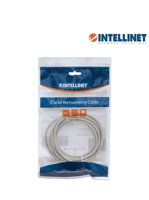 INTELLINET 340373 - CABLE PATCH / CAT 6 / 1.0 METRO ( 3.0F) / UTP GRIS / PATCH CORD-Patch Cord / Latiguillo-INTELLINET-ITL2840008-Bsai Seguridad & Controles