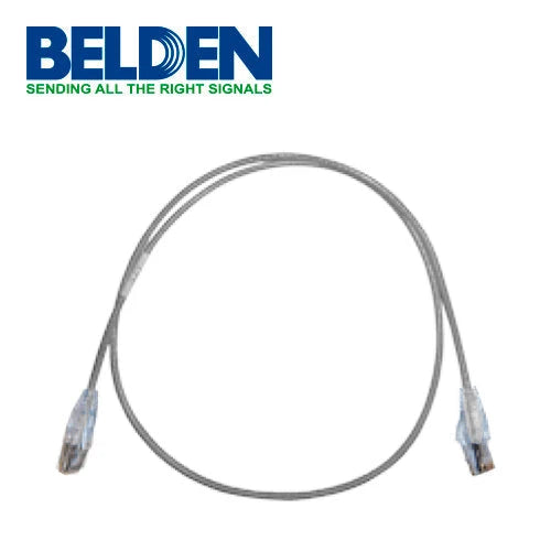 PATCH CORD UTP CAT6A BELDEN CAD1108003 FORRO PVC GRIS CMR-RISER 4 PARES CALIBRE CONDUCTOR 28 AWG DIÁMETRO REDUCIDO COBRE ESTAÑADO MULTIFILAR USO INTERIOR PARTES RELACIONADAS:CONECTORES MODULARES CAT6A PATCH PANEL CAT6A LONGITUD 3 PIES 90 CENTÍMETROS-Patch Cords-BELDEN-CAD1108003-Bsai Seguridad & Controles