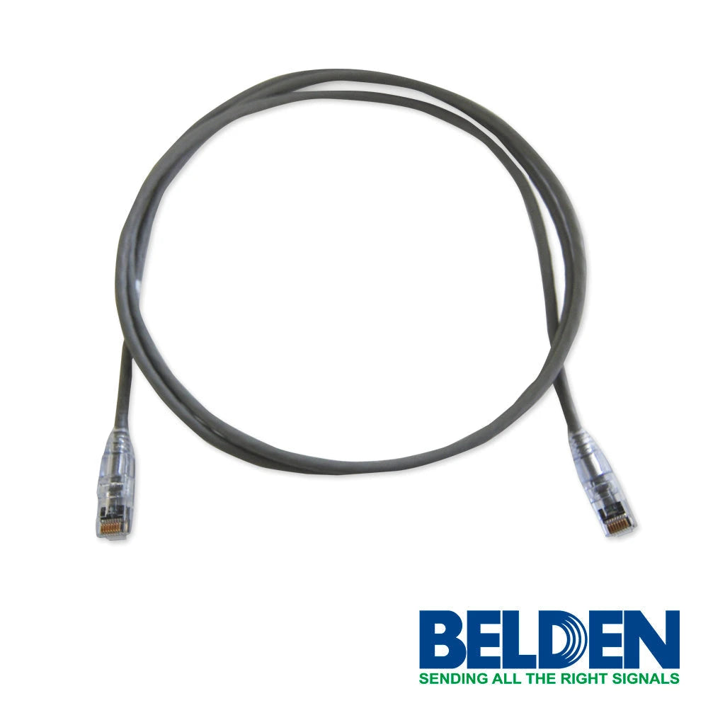 PATCH CORD UTP CAT6A BELDEN CAD1108005 FORRO PVC GRIS CMR-RISER 4 PARES CALIBRE CONDUCTOR 28 AWG DIÁMETRO REDUCIDO COBRE ESTAÑADO MULTIFILAR USO INTERIOR PARTES RELACIONADAS:CONECTORES MODULARES CAT6A PATCH PANEL CAT6A LONGITUD 5 PIES 1.5 METROS-Patch Cords-BELDEN-Bsai Seguridad & Controles
