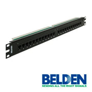 PATCH PANEL BELDEN AX103258 CAT5E 24PTOS 1U PRECARGADO-Patch Panels-BELDEN-Bsai Seguridad & Controles