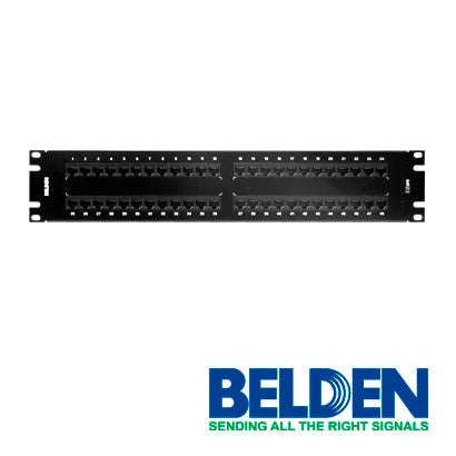PATCH PANEL BELDEN AX103259 CAT5E 48PTOS 2U PRECARGADO-Patch Panels-BELDEN-Bsai Seguridad & Controles