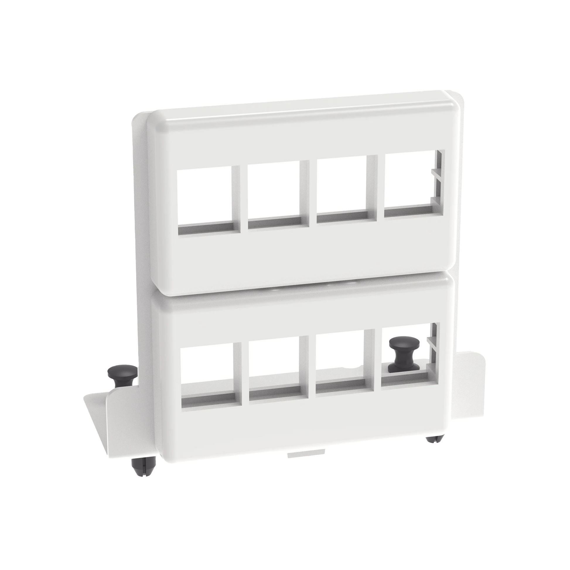 PATCH PANEL DE 8 PUERTOS KEYSTONE, PARA USO CON GABINETES MULTIPROPÓSITO, DE INSTALACIÓN A PRESIÓN, COLOR BLANCO-Racks y Gabinetes-PANDUIT-Bsai Seguridad & Controles