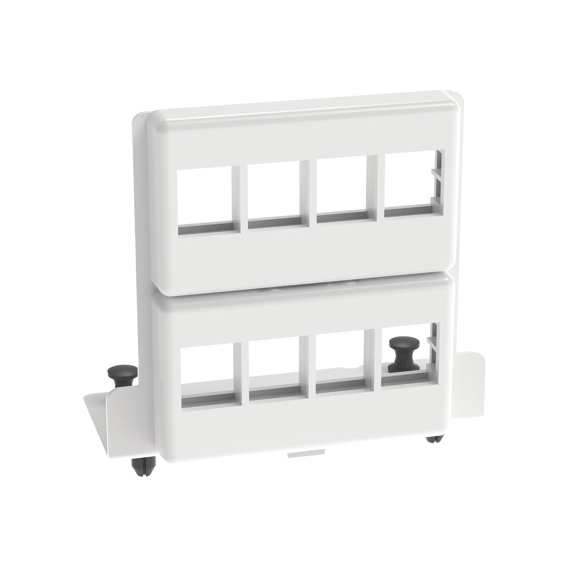 PATCH PANEL DE 8 PUERTOS KEYSTONE, PARA USO CON GABINETES MULTIPROPÓSITO, DE INSTALACIÓN A PRESIÓN, COLOR BLANCO-Racks y Gabinetes-PANDUIT-Bsai Seguridad & Controles