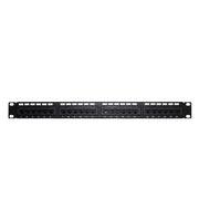 PATCH PANEL ENSON ENS-PAT24C6A 1UR PRECARGADO CAT6A 24 PUERTOS MONTAJE EN RACK ESTANDAR 19 PULGADAS-Cableado Estructurado-ENSON-Bsai Seguridad & Controles