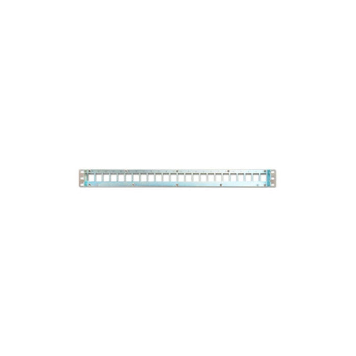 PATCH PANEL MODULAR BLINDADO AX104563 BELDEN 24 PUERTOS 1 UR TITANIUM (VACIO) KEYCONNECT-Cableado Estructurado-BELDEN-AX104563-Bsai Seguridad & Controles