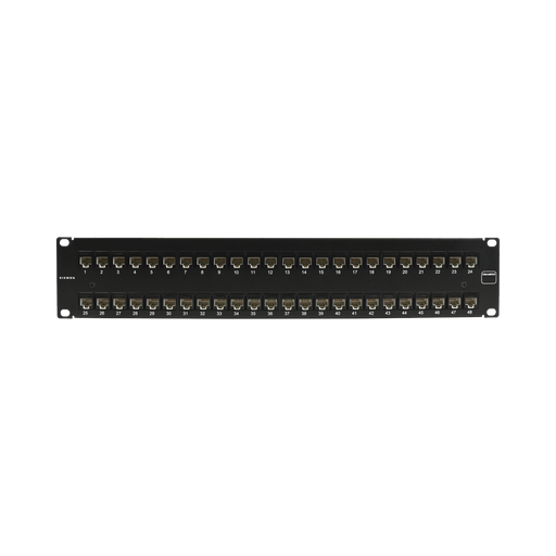 PATCH PANEL ULTRAMAX. UTP, PRECARGADO CON JACKS CAT5E, 48 PUERTOS, PLANO, 2U-Cableado de Cobre-SIEMON-UP5-F2-48L-RS-Bsai Seguridad & Controles