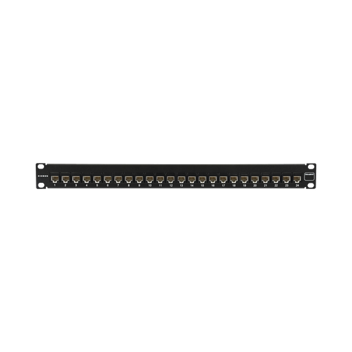 PATCH PANEL ULTRAMAX. UTP, PRECARGADO CON JACKS CAT6A, 24 PUERTOS, PLANO, 1U-Cableado de Cobre-SIEMON-UP6A-F1-24L-RS-Bsai Seguridad & Controles