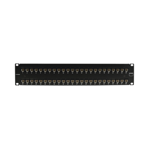 PATCH PANEL ULTRAMAX. UTP, PRECARGADO CON JACKS CAT6A, 48 PUERTOS, PLANO, 2U-Cableado de Cobre-SIEMON-UP6A-F2-48L-RS-Bsai Seguridad & Controles