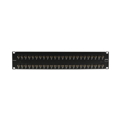 PATCH PANEL ULTRAMAX. UTP, PRECARGADO CON JACKS CAT6, 48 PUERTOS, PLANO, 2U-Cableado de Cobre-SIEMON-UP6-F2-48L-RS-Bsai Seguridad & Controles