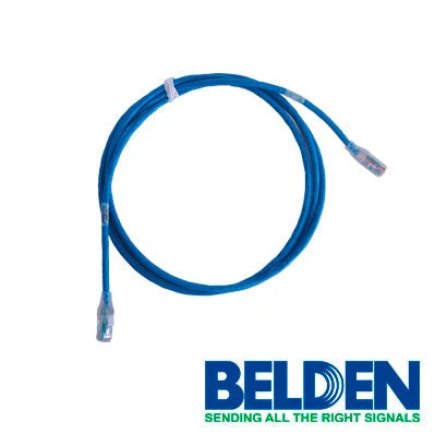 PATCHCORD UTP CAT5E BELDEN C501106007 FORRO PVC AZUL CMR-RISER 4 PARES CALIBRE CONDUCTOR 24 AWG 100% COBRE USO INTERIOR PARTES RELACIONADAS:CONECTORES MODULARES CAT5E PATCH PANEL CAT5E LONGITUD 7 PIES 2.1 METROS-Patch Cords-BELDEN-C501106007-Bsai Seguridad & Controles