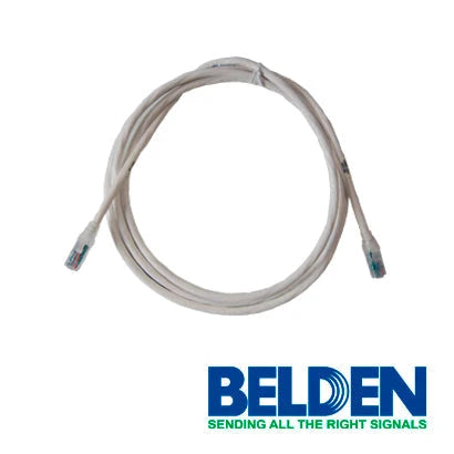 PATCHCORD UTP CAT5E BELDEN C501109007 FORRO PVC BLANCO CMR-RISER 4 PARES CALIBRE CONDUCTOR 24 AWG 100% COBRE USO INTERIOR PARTES RELACIONADAS:CONECTORES MODULARES CAT5E PATCH PANEL CAT5E LONGITUD 7 PIES 2.1 METROS-Patch Cords-BELDEN-C501109007-Bsai Seguridad & Controles