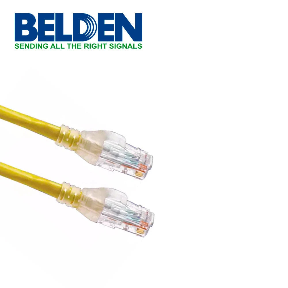 PATCHCORD UTP CAT6 BELDEN C601104007 2.1 MTS AMARILLO-Patch Cords-BELDEN-Bsai Seguridad & Controles