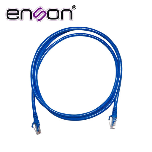 PATCHCORD UTP CAT6 SERIE PRO-II 1.5MT AZUL MODELO P6P15-Patch Cords-ENSON-P6P15-Bsai Seguridad & Controles