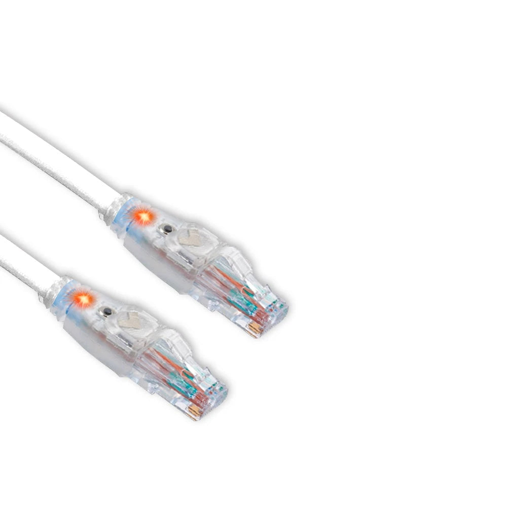 PATCHCORD UTP CAT6 TRACEABLE CON LUZ LED BELDEN C6T1109010 FORRO PVC BLANCO CMR-RISER CMR-RISER 4 PARES CALIBRE CONDUCTOR 24 AWG 100% COBRE USO INTERIOR PARTES RELACIONADAS:CONECTORES MODULARES CAT6 PATCH PANEL CAT6 LONGITUD 10 PIES 3 METROS-Patchcords UTP-BELDEN-Bsai Seguridad & Controles
