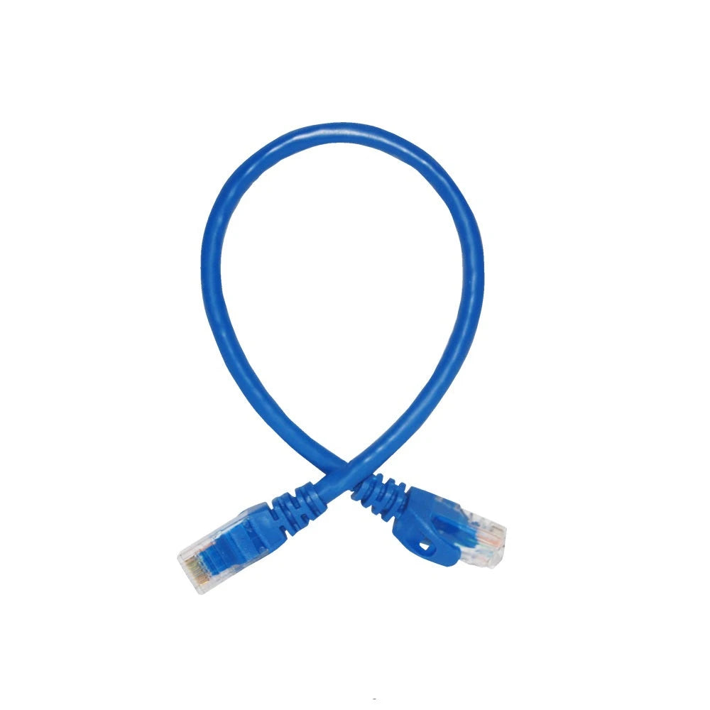 PATCHCORD UTP ENSON P6003L SERIE PRO 100-II 100% COBRE COLOR AZUL 30CM PARA MEJOR IDENTIFICACION DE SOLUCIONES EN RACKS Y GABINETES-Patchcords UTP-ENSON-Bsai Seguridad & Controles