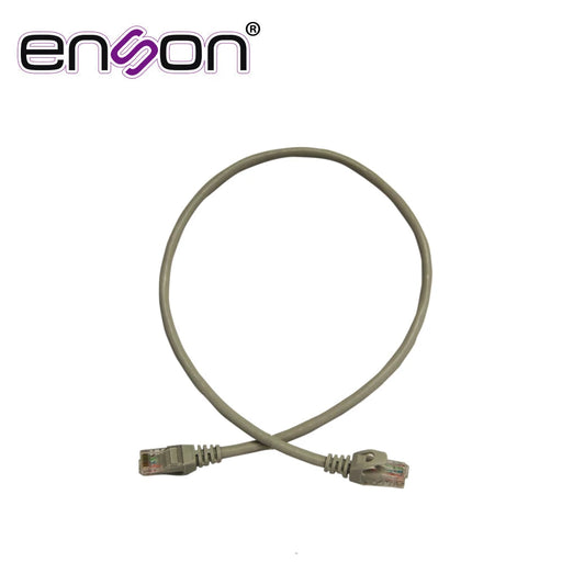 PATCHCORD UTP ENSON P6006G SERIE PRO 100-II 100% COBRE COLOR GRIS 60CM PARA MEJOR IDENTIFICACION DE SOLUCIONES EN RACKS Y GABINETES-Patch Cords-ENSON-P6006G-Bsai Seguridad & Controles