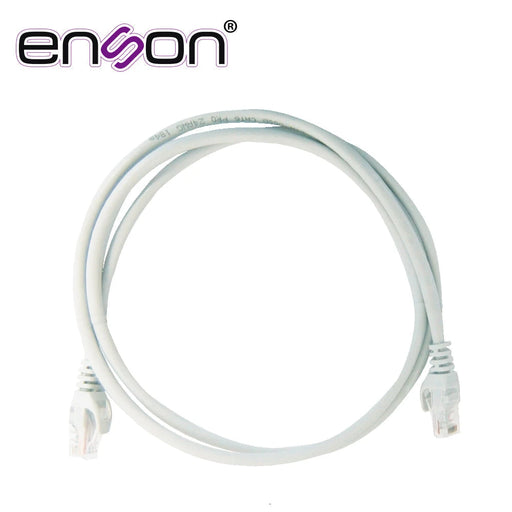 PATCHCORD UTP ENSON P6012G SERIE PRO 100-II 100% COBRE COLOR GRIS 120CM PARA MEJOR IDENTIFICACION DE SOLUCIONES EN RACKS Y GABINETES-Patch Cords-ENSON-P6012G-Bsai Seguridad & Controles