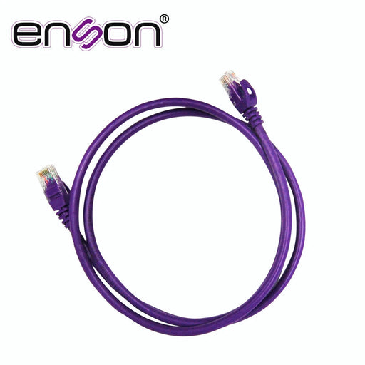 PATCHCORD UTP ENSON P6012P SERIE PRO 100-II 100% COBRE COLOR MORADO 120CM PARA MEJOR IDENTIFICACION DE SOLUCIONES EN RACKS Y GABINETES-Patch Cords-ENSON-P6012P-Bsai Seguridad & Controles