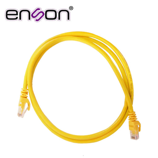 PATCHCORD UTP ENSON P6012Y SERIE PRO 100-II 100% COBRE COLOR AMARILLO 120CM PARA MEJOR IDENTIFICACION DE SOLUCIONES EN RACKS Y GABINETES-Patch Cords-ENSON-P6012Y-Bsai Seguridad & Controles