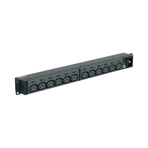 PDU BÁSICO PARA DISTRIBUCIÓN DE ENERGÍA, ENCHUFE DE ENTRADA NEMA L6-20P, CON 13 CONTACTOS C13, INSTALACIÓN HORIZONTAL DE 19IN, 1UR, 20 AMP, 120 O 220 VCA-Pdu-PANDUIT-P12B46M-Bsai Seguridad & Controles