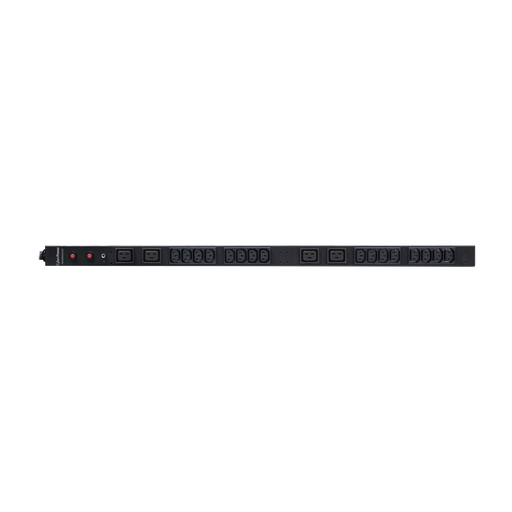 PDU BÁSICO PARA DISTRIBUCIÓN DE ENERGÍA, ENTRADA 200-230 VCA NEMA L6-30P, CON 16 TOMAS C13 Y 4 C19, DE INSTALACIÓN VERTICAL, 30 AMP, 220 VCA-Pdu-CYBERPOWER-PDU30BVHVT20F-Bsai Seguridad & Controles