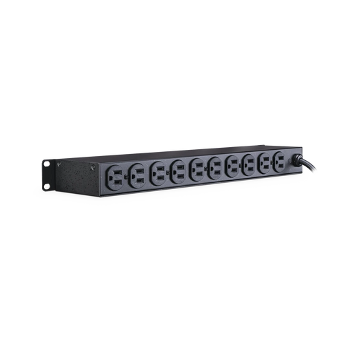 PDU PARA DISTRIBUCIÓN DE ENERGÍA BÁSICO CON 10 TOMAS NEMA 5-15R TRASERAS, 1U DE RACK-Pdu-CYBERPOWER-CPS1215RM-Bsai Seguridad & Controles