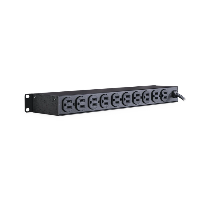 PDU PARA DISTRIBUCIÓN DE ENERGÍA BÁSICO CON 10 TOMAS NEMA 5-15R TRASERAS, 1U DE RACK-Pdu-CYBERPOWER-CPS1215RM-Bsai Seguridad & Controles