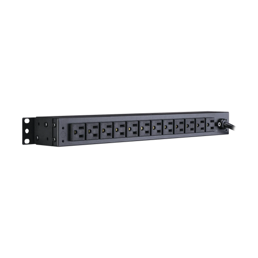 PDU PARA DISTRIBUCIÓN DE ENERGÍA BÁSICO CON 12 TOMAS NEMA 5-15R TRASERAS Y 2 TOMAS 5-15R DELANTERAS DE 1U DE RACK-Pdu-CYBERPOWER-PDU15B2F12R-Bsai Seguridad & Controles