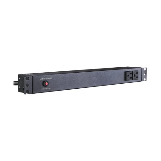 PDU PARA DISTRIBUCIÓN DE ENERGÍA BÁSICO CON 8 TOMAS NEMA 5-15R TRASERAS Y 2 TOMAS 5-15R FRONTALES, 1U DE RACK-Pdu-CYBERPOWER-PDU15B2F8R-Bsai Seguridad & Controles