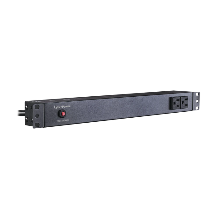 PDU PARA DISTRIBUCIÓN DE ENERGÍA BÁSICO CON 8 TOMAS NEMA 5-15R TRASERAS Y 2 TOMAS 5-15R FRONTALES, 1U DE RACK-Pdu-CYBERPOWER-PDU15B2F8R-Bsai Seguridad & Controles