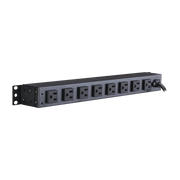 PDU PARA DISTRIBUCIÓN DE ENERGÍA BÁSICO CON 8 TOMAS NEMA 5-15R TRASERAS Y CLAVIJA NEMA 5-15P-Pdu-CYBERPOWER-Bsai Seguridad & Controles