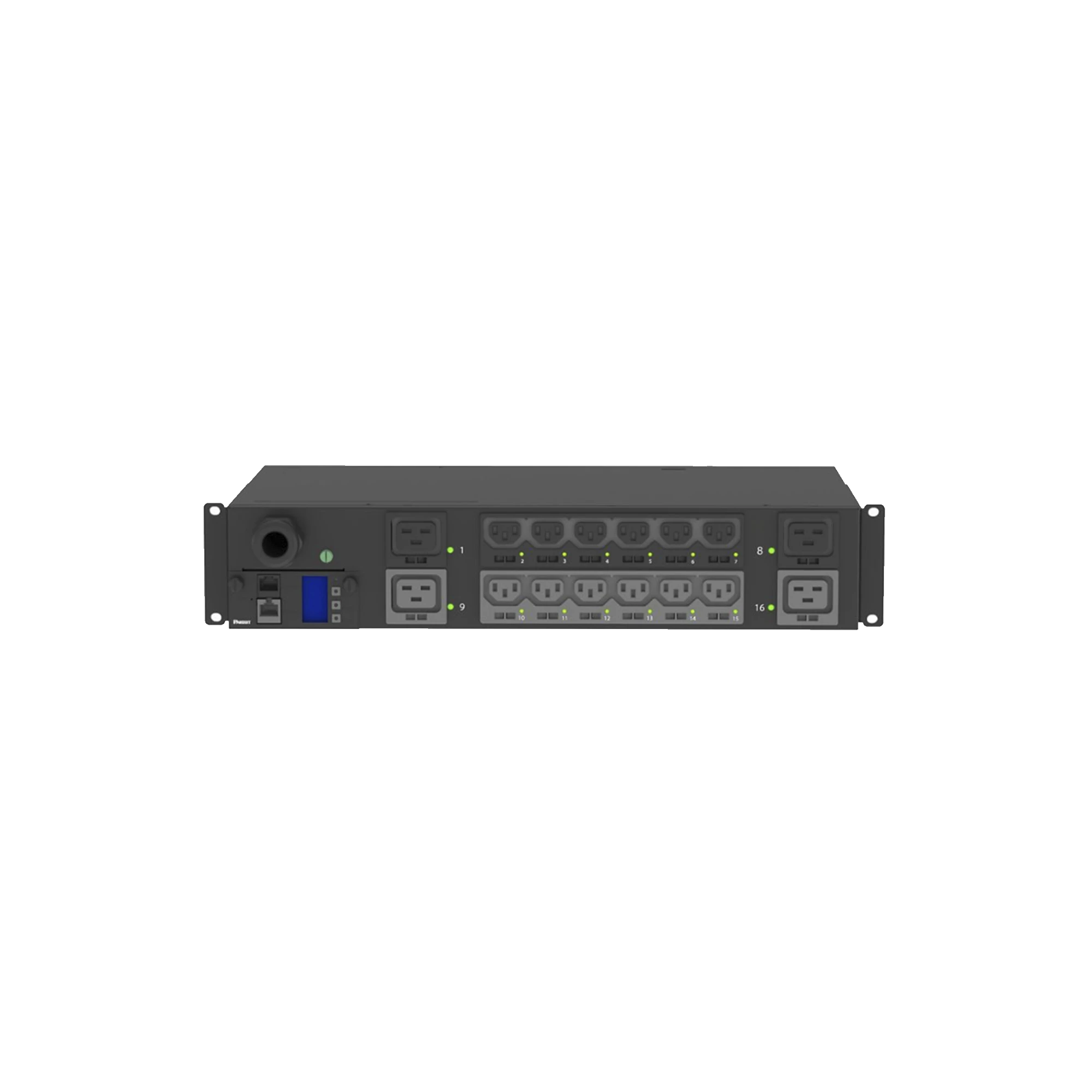 PDU SWITCHABLE Y MONITOREABLE POR TOMA (MS) PARA DISTRIBUCIÓN DE ENERGÍA, ENCHUFE DE ENTRADA NEMA L6-30P, CON 12 SALIDAS C13 Y 4 SALIDAS C19, HORIZONTAL 19IN, 208 VCA, 30 AMP, 2UR-Racks y Gabinetes-PANDUIT-Bsai Seguridad & Controles