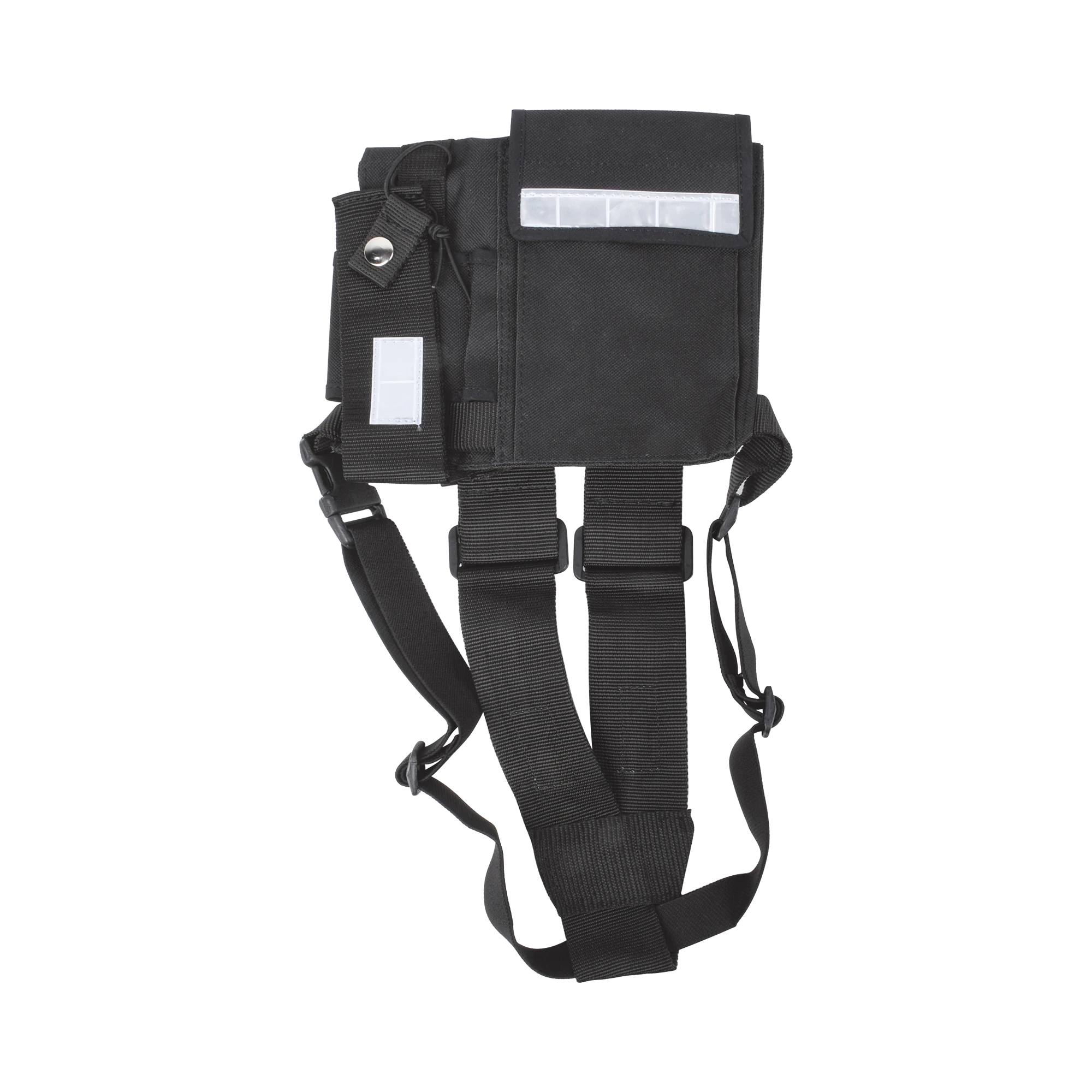 PECHERA UNIVERSAL SIN LOGO CON SOPORTE PARA RADIO Y BOLÍGRAFO MÁS BOLSA CON CINTA ADHERENTE PARA SU SEGURIDAD.-Accesorios para Hytera (HYT)-SYSCOM-Bsai Seguridad & Controles