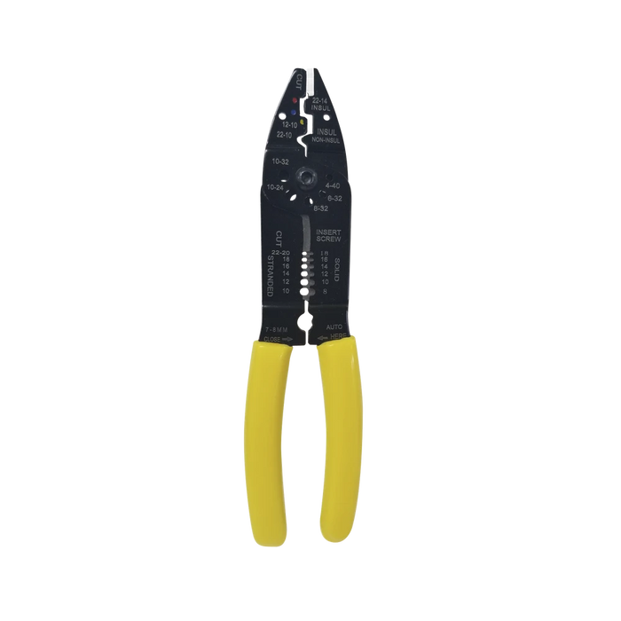 PINZAS ELÉCTRICAS CORTACABLES/PELACABLES DE 8.5" CON 7 FUNCIONES. MANGO ERGONÓMICO-Herramientas-EPCOM POWER LINE-Bsai Seguridad & Controles