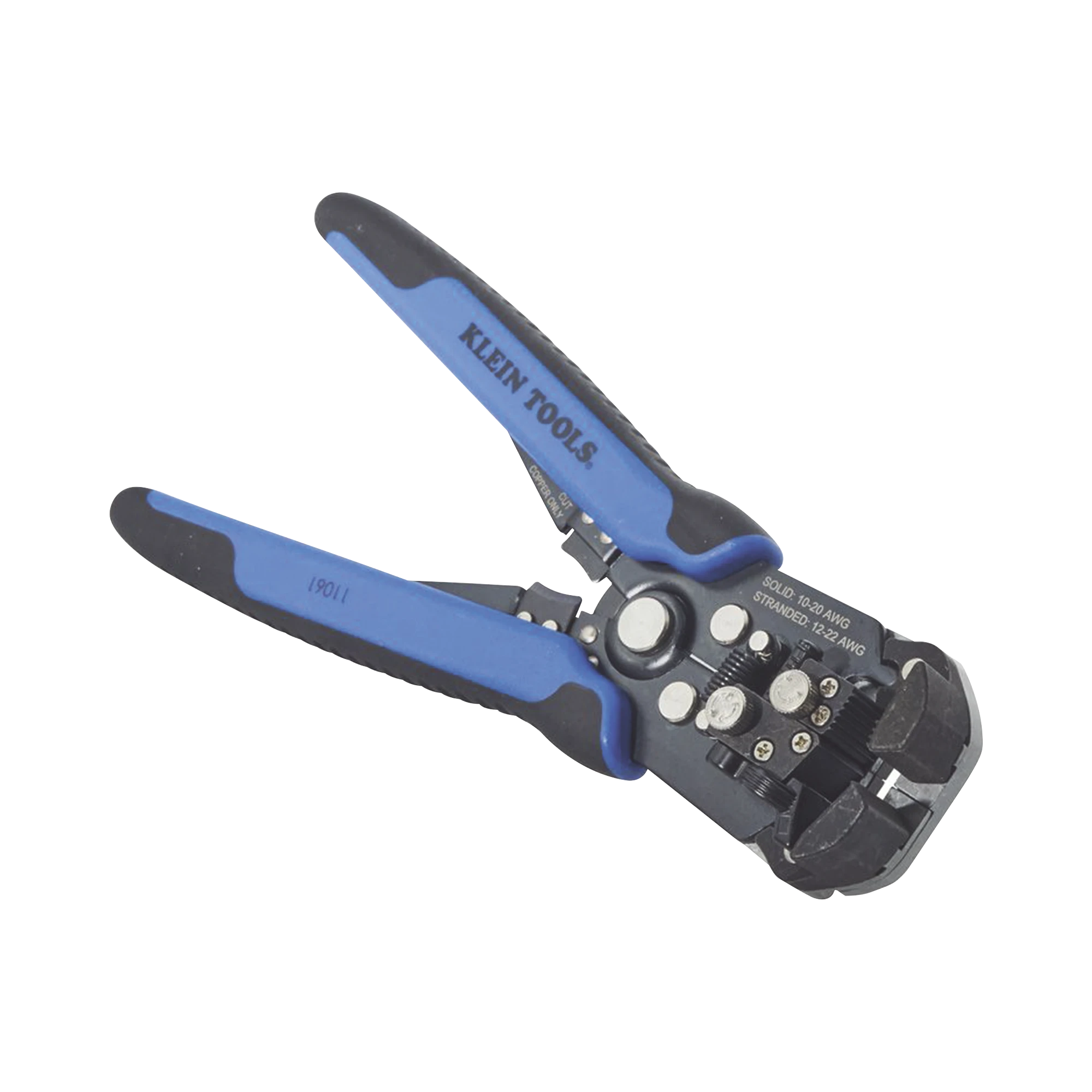 PELACABLES PARA CABLE SÓLIDO 10-20 AWG Y CABLE TRENZADO 12-22 AWG, CON CORTADOR DE AJUSTE AUTOMÁTICO.-Herramientas-KLEIN TOOLS-Bsai Seguridad & Controles