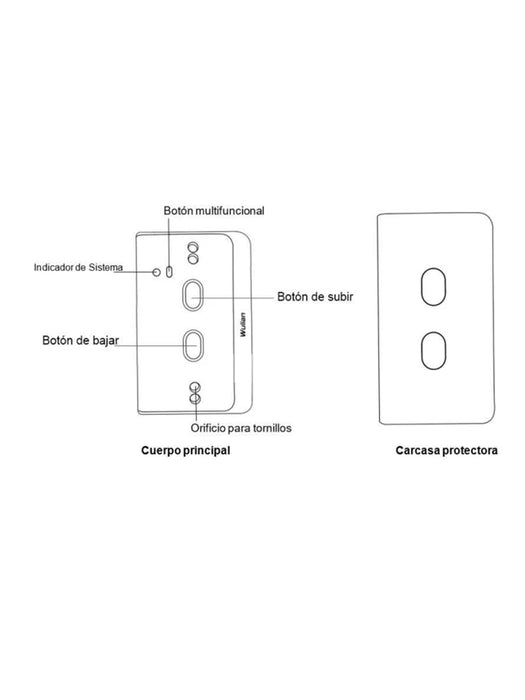 WULIAN ADIMMER - DIMMER FORMATO AMERICANO CARGA MÍNIMA 25 WATTS / 110V / PERMITE INCREMENTAR O DISMINUIR INTENSIDAD DE LUZ, REQUIERE FOCO DIMMEABLE-Control de Iluminación-WULIAN-WLN493009-Bsai Seguridad & Controles