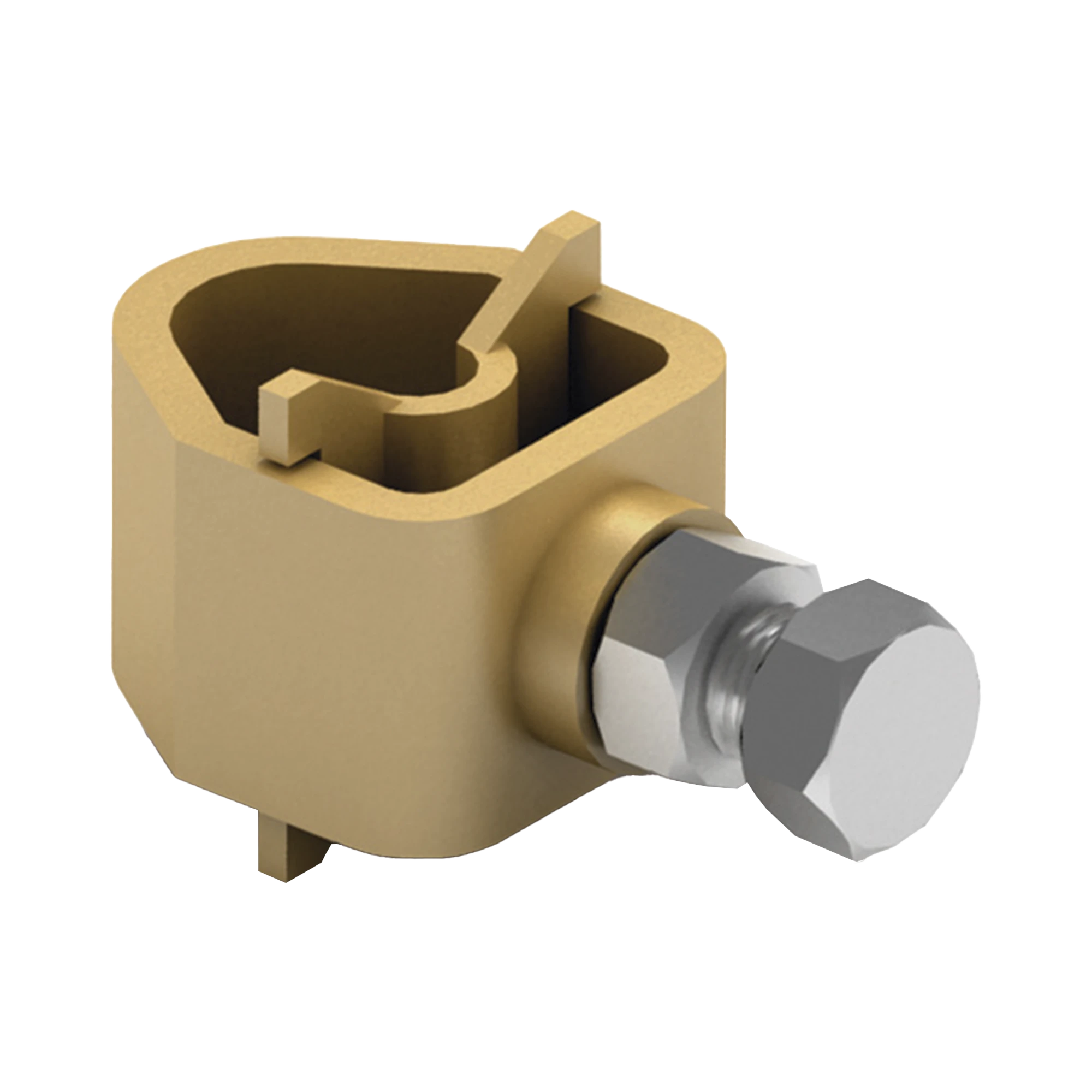 MANGUITO MULTIPLE LATON CABLE/PLETINA C/PICA-Tierra Física y Pararrayos-APLICACIONES TECNOLOGICAS-Bsai Seguridad & Controles