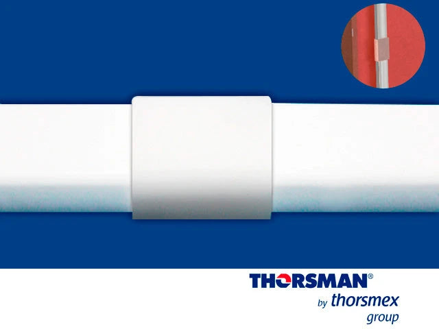 PIEZA UNION THORSMAN PARA TMK0812 5080-02001 COLOR BLANCO, CUMPLE CON LOS REQUERIMIENTOS DE LA NORMA NOM-001-SEDE-2005, AUTO-EXTINGUIBLE, RESISTENCIA A LA HUMEDAD Y ATMÓSFERA CORROSIVA, CERTIFICADO EN CSA-Canaletas-THORSMAN-Bsai Seguridad & Controles