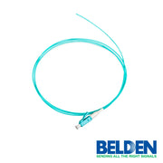 PIGTAIL OM3 LC BELDEN FT3LC900PS01 BUFFER 900 MICRAS 2 METROS COLOR AQUA-Cable de Fibra Optica-BELDEN-Bsai Seguridad & Controles