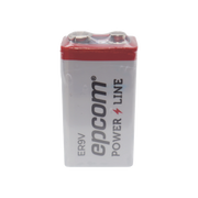 PILA LITIO CLORURO DE TIONILO, ALTA CAPACIDAD 9 V @1200 MAH ( NO RECARGABLE )-Baterías-EPCOM POWERLINE-Bsai Seguridad & Controles