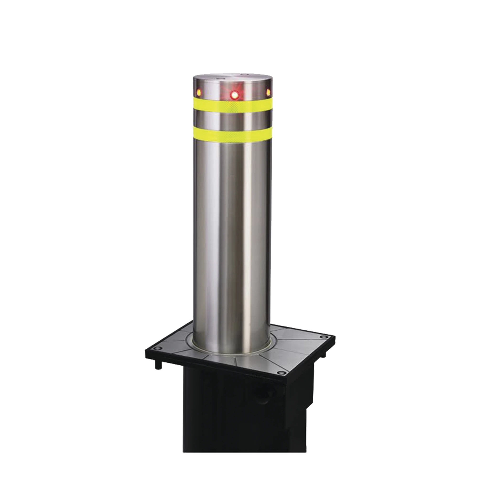 PILONA O BOLARDO NEUMÁTICO / 100% ACERO INOXIDABLE / ALTA VELOCIDAD / 275MM DIÁMETRO / ACABADO DE LUJO-Acceso Vehicular-ACCESSPRO-XB-275-Bsai Seguridad & Controles