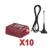 KIT DE 10 COMUNICADORES DE ALARMA MN02LTEMV3 CON ANTENA 4GLTEM AND 5G / INCLUYEN 2 AÑOS DE COBERTURA / APLICACIÓN GRATUITA / CERO CONFIGURACIÓN / COMPATIBLE HONEYWELL/DSC/CROW/PIMA-Centrales de Monitoreo-M2M SERVICES-Bsai Seguridad & Controles